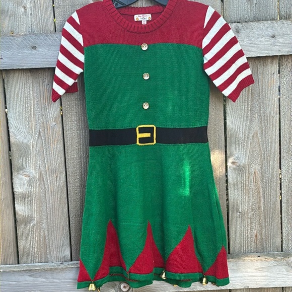Christmas dress size XS with jingle bells - Picture 2 of 7